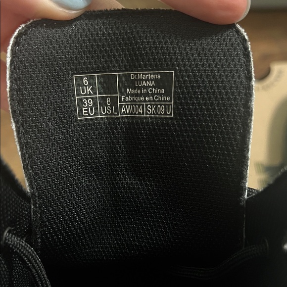 Dr. Martens White Lace-Up Boots with Black Accents - Picture 5 of 5